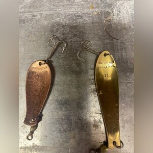 Gold Fishing Lures silver spoon